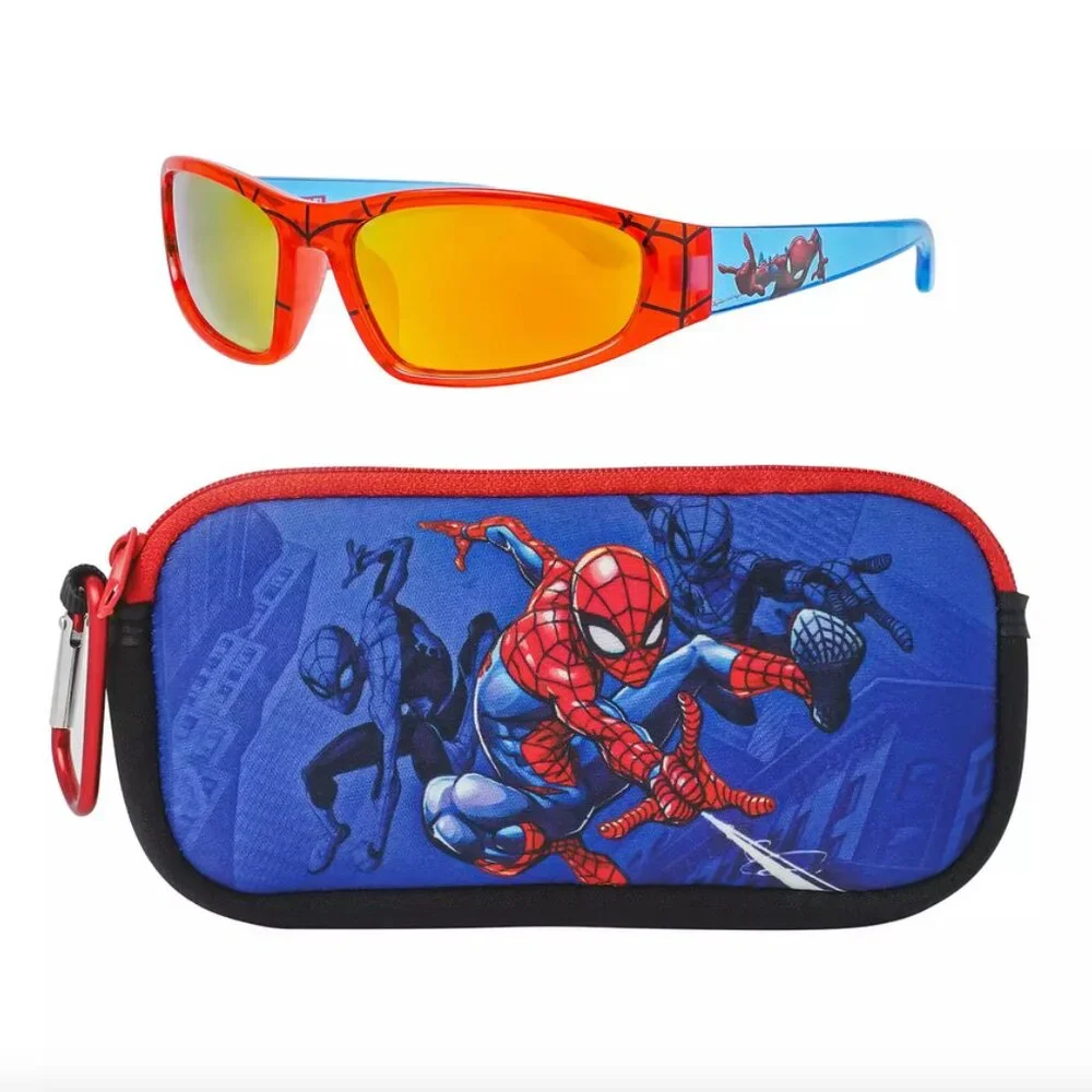 Marvel Spider-Man Sunglasses and Case Set for Kids
